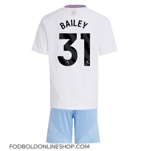 Aston Villa Leon Bailey #31 Udebane Trøje Børn 2024-25 Kortærmet (+ Korte bukser)